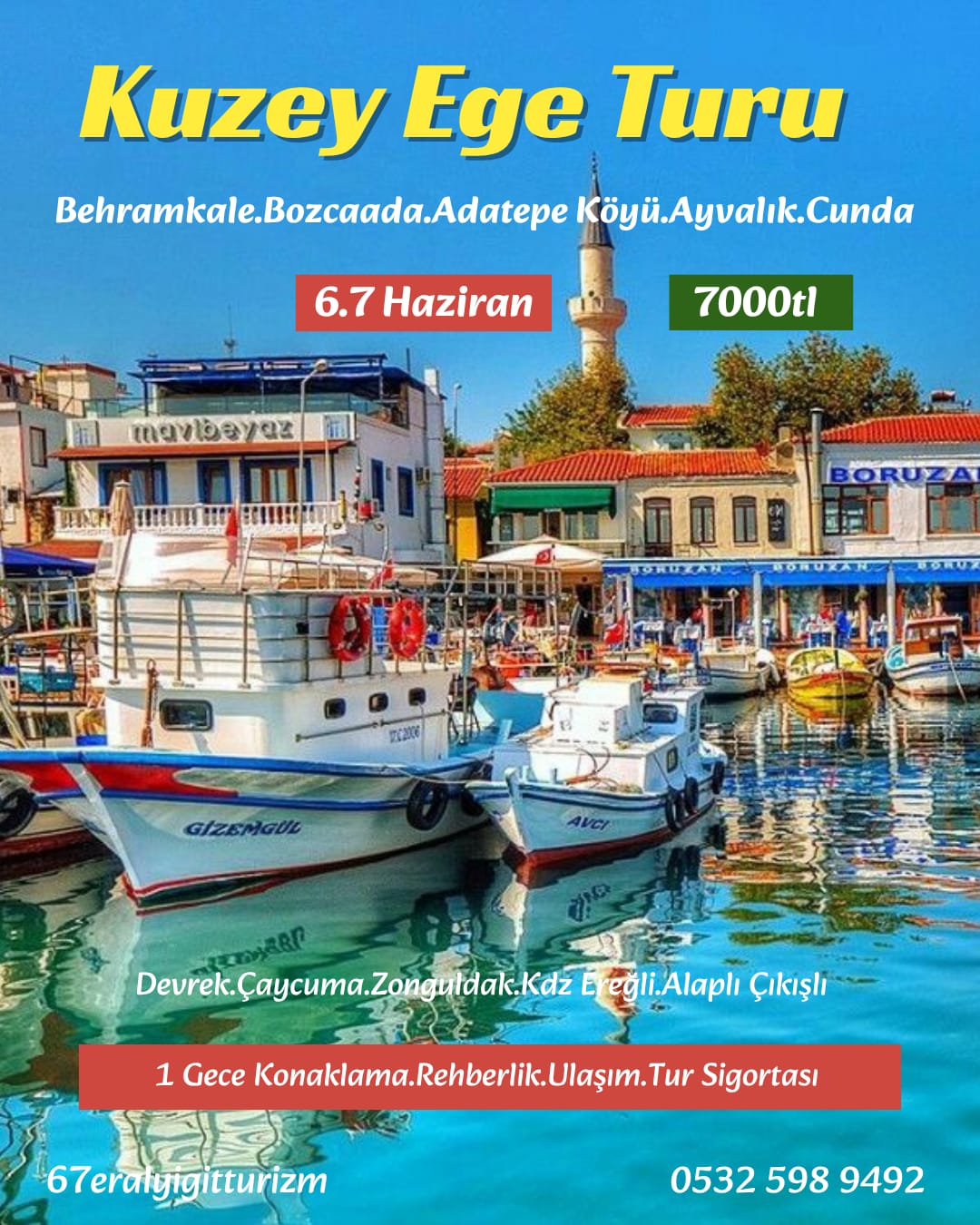 Bozcaada Ayvalık Turu