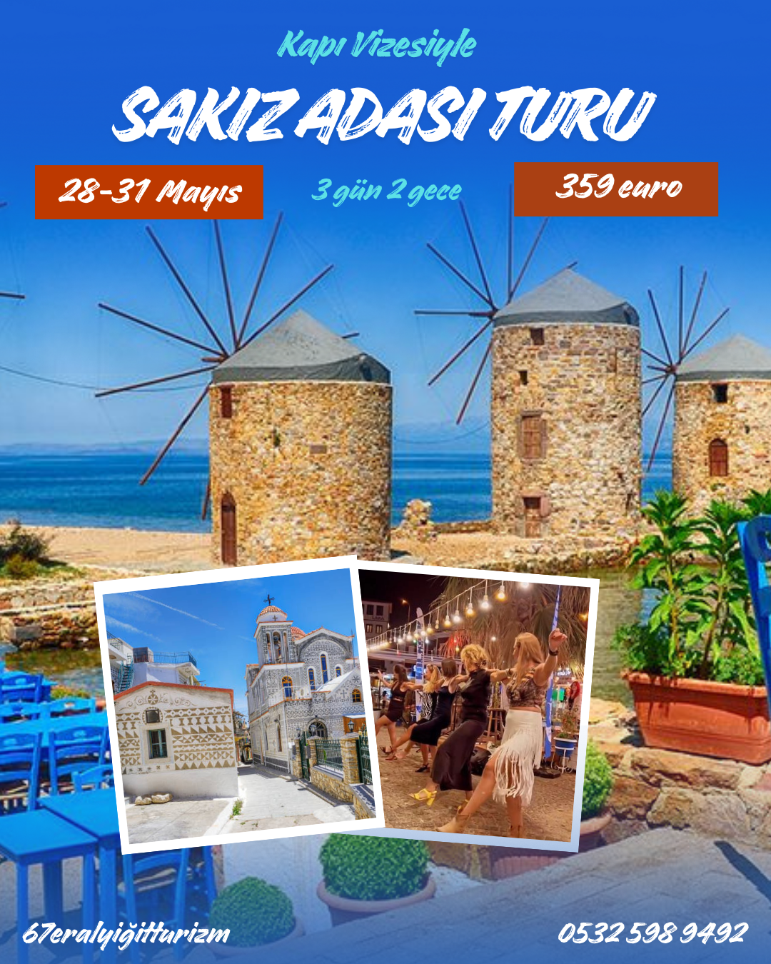 Zonguldak Çıkışlı Kapı Vizesiyle Sakız Adası Turu 