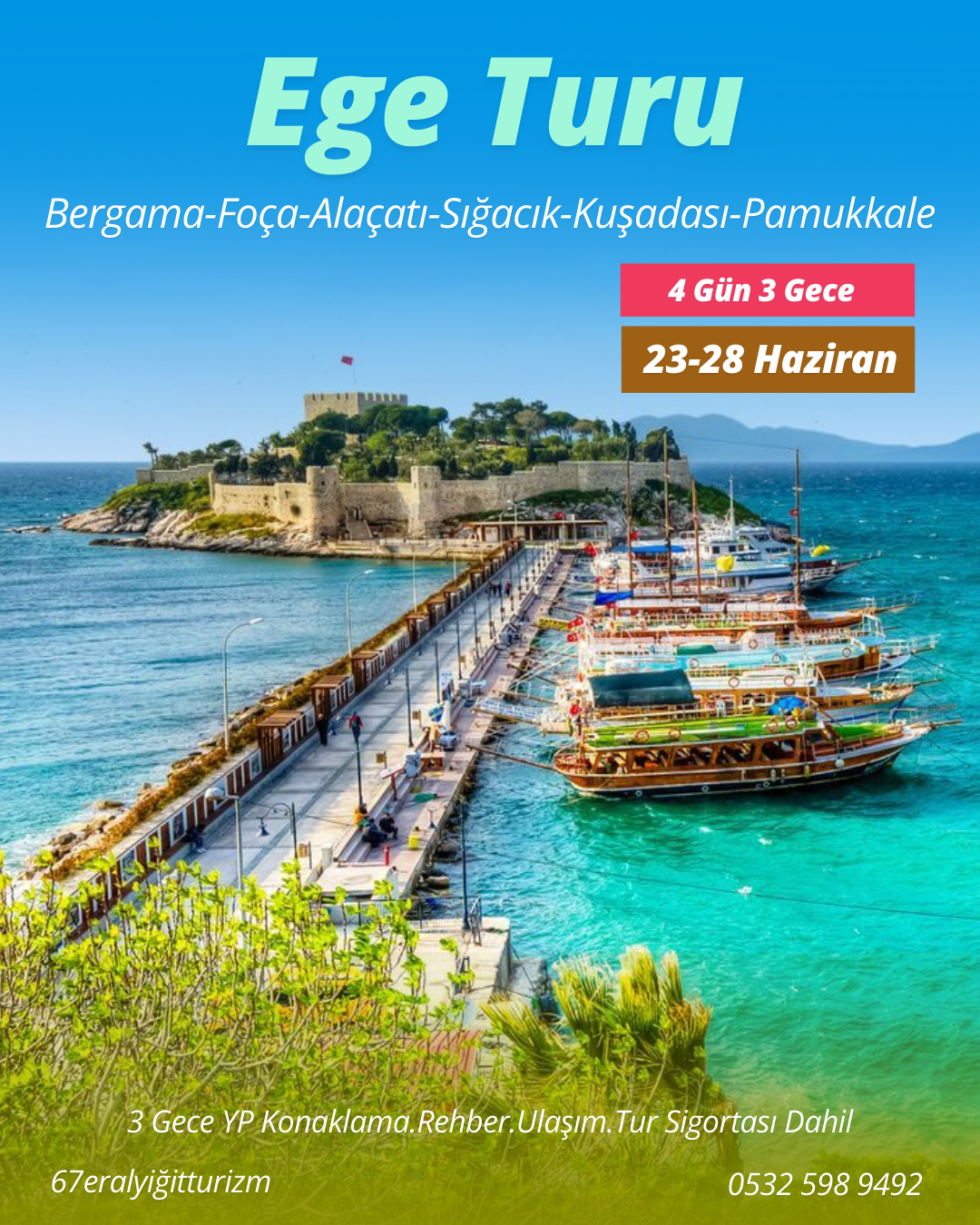 Zonguldak Çıkışlı Ege Turu En Güzel Kasabalar 