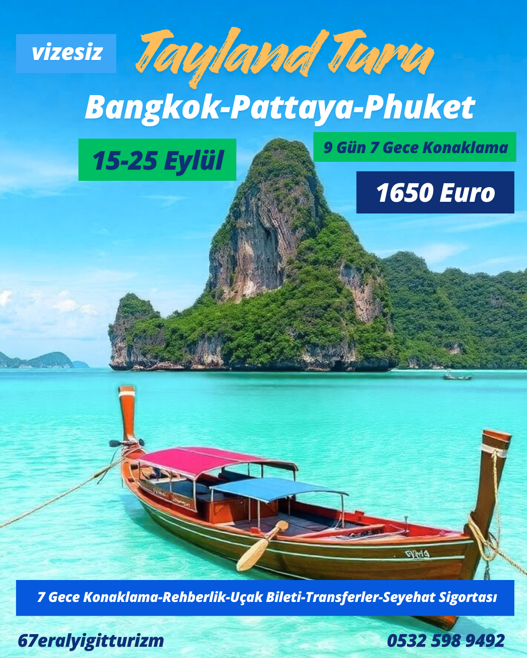  Zonguldak çıkışlı Tayland -  Bangkok Turu 
